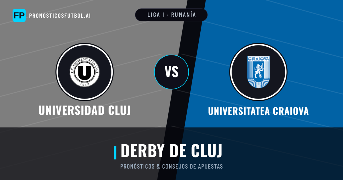 Universidad Cluj vs Universitatea Craiova Pronósticos y estadísticas