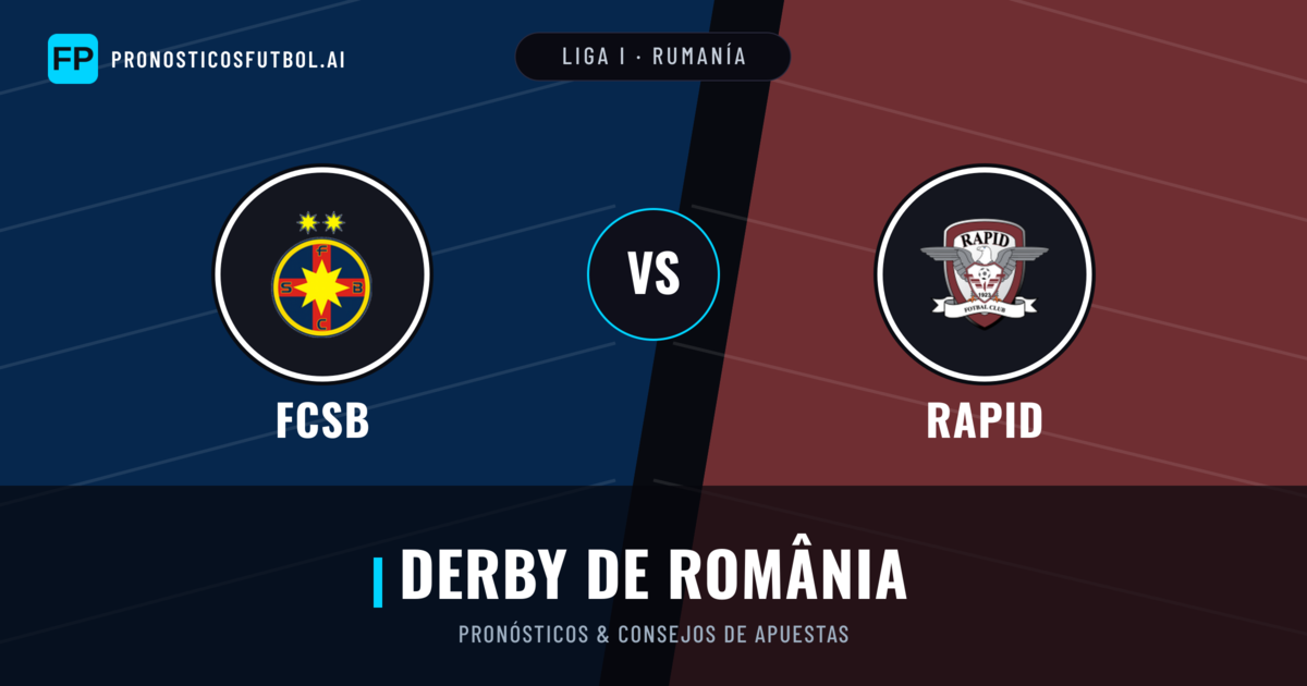 FCSB vs Rapid Pronósticos y estadísticas