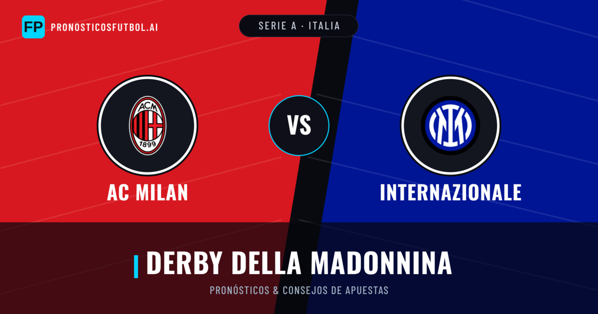 AC Milan vs Internazionale Pronósticos y estadísticas