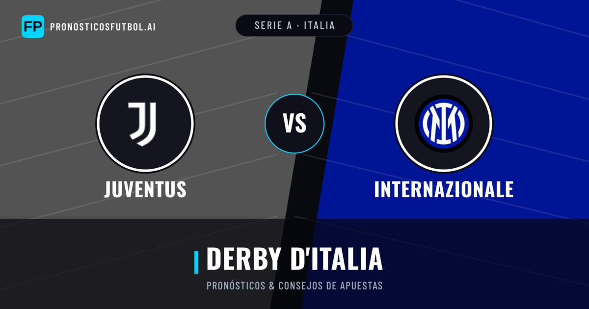 Juventus vs Internazionale Pronósticos y estadísticas