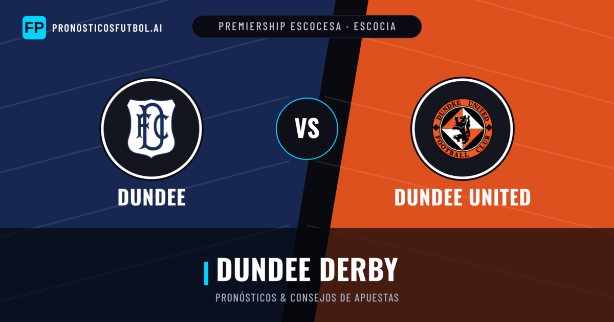 Dundee vs Dundee United Pronósticos y estadísticas