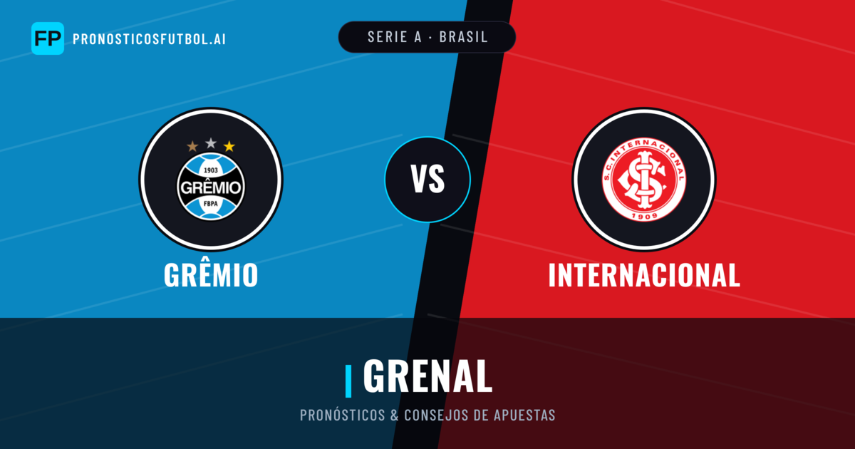 Grêmio vs Internacional Pronósticos y estadísticas