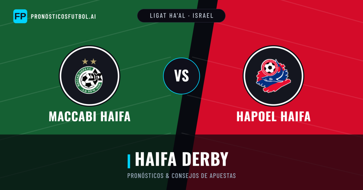 Maccabi Haifa vs Hapoel Haifa Pronósticos y estadísticas
