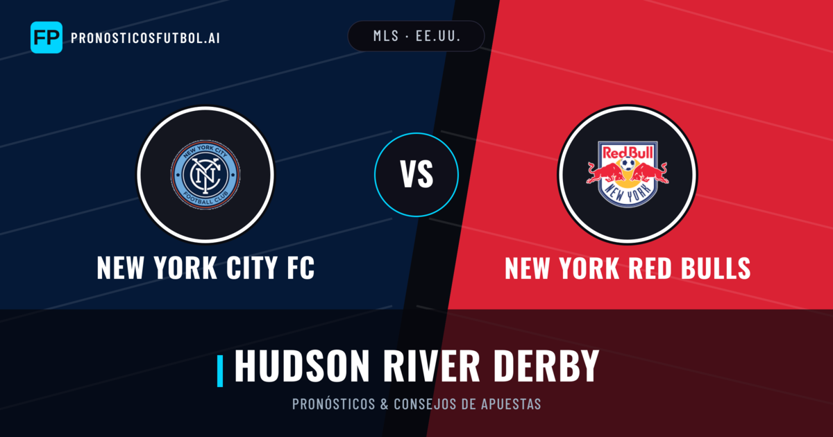 New York City FC vs New York Red Bulls Pronósticos y estadísticas