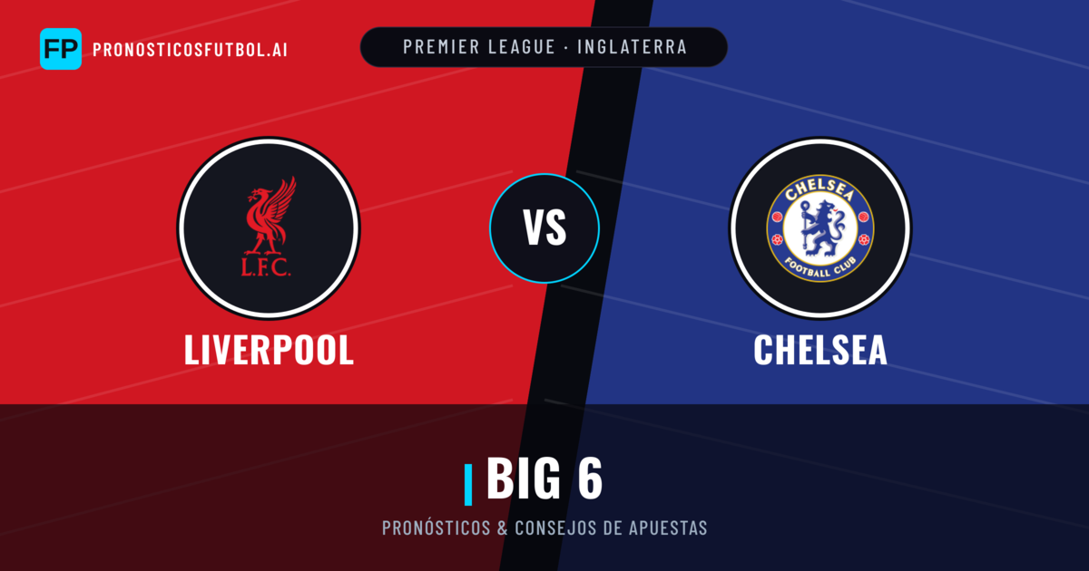 Liverpool vs Chelsea Pronósticos y estadísticas