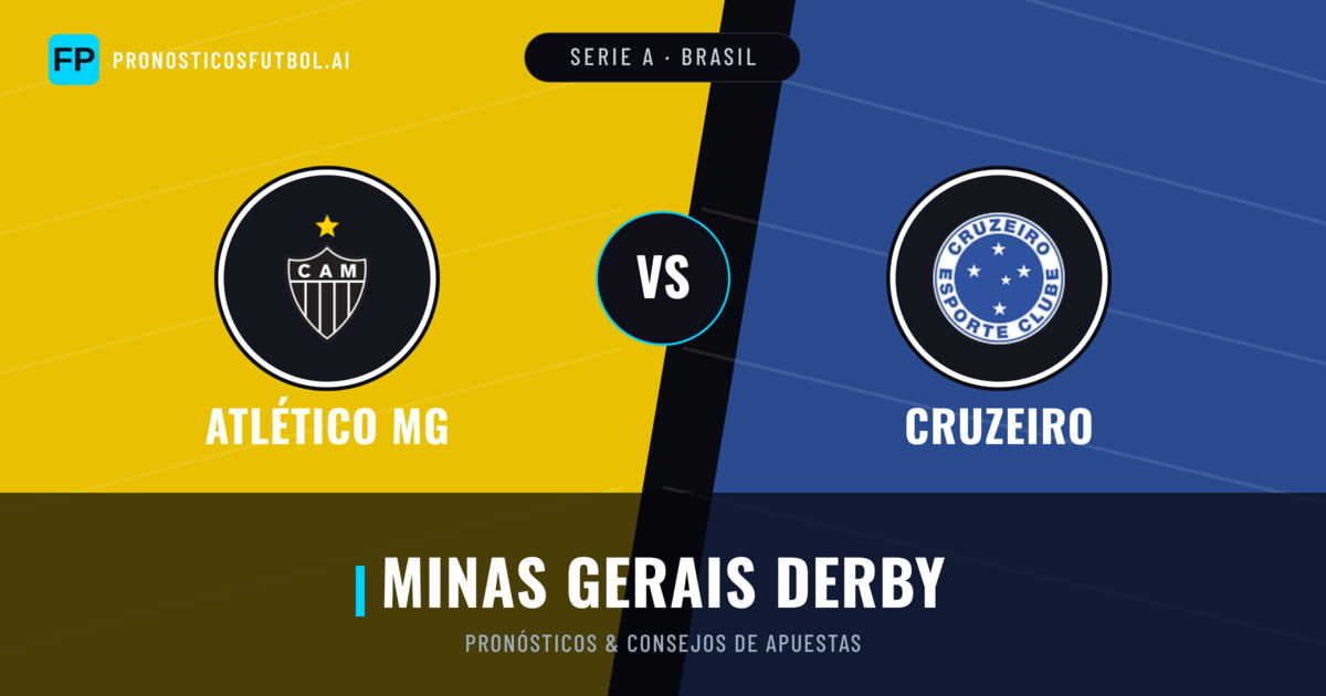 Atlético MG vs Cruzeiro Pronósticos y estadísticas