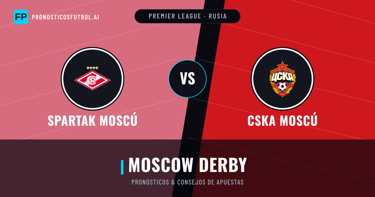 Spartak Moscú vs CSKA Moscú Pronósticos y estadísticas
