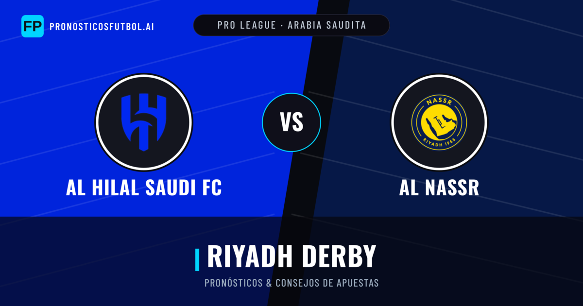 Al Hilal Saudi FC vs Al Nassr Pronósticos y estadísticas