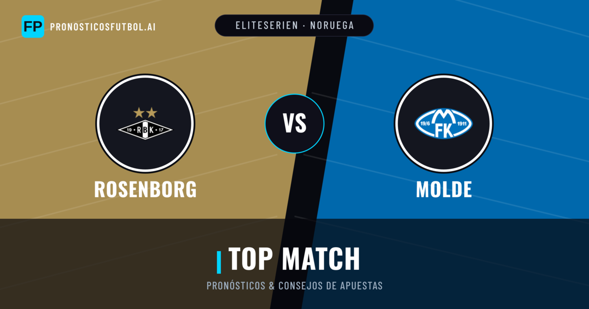Rosenborg vs Molde Pronósticos y estadísticas