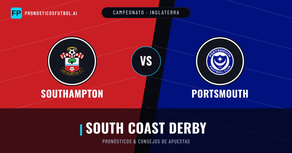 Southampton vs Portsmouth Pronósticos y estadísticas