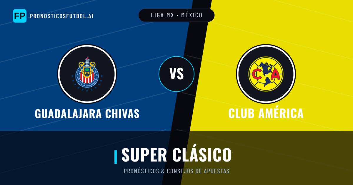 Guadalajara Chivas vs Club América Pronósticos y estadísticas