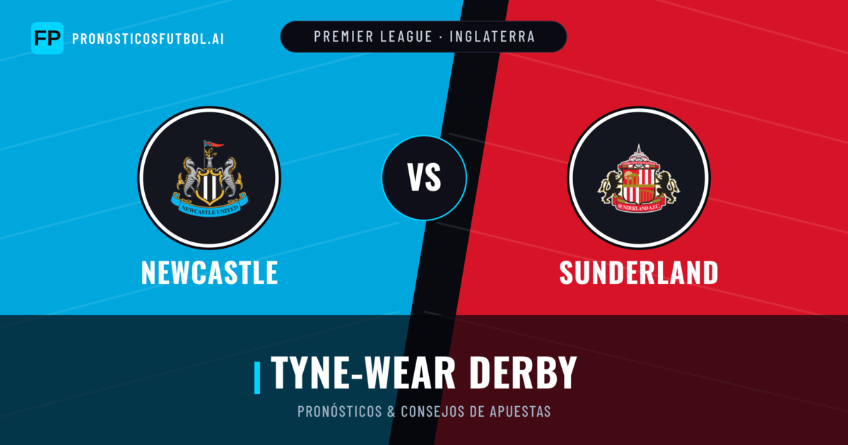 Newcastle vs Sunderland Pronósticos y estadísticas