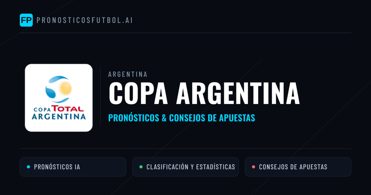 Argentina Copa Argentina Pronósticos y consejos de apuestas