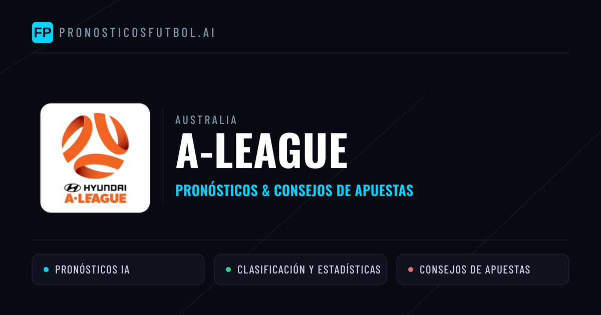 Australia A-League Pronósticos y consejos de apuestas