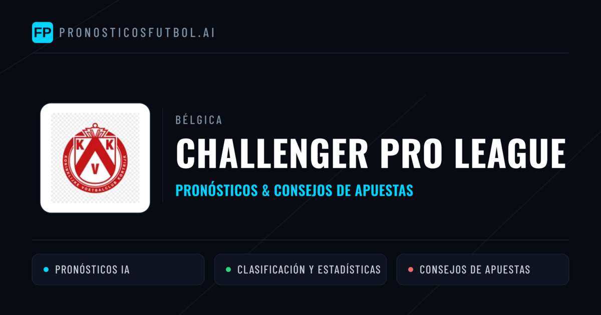Bélgica Challenger Pro League Pronósticos y consejos de apuestas