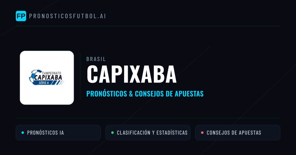 Brasil Capixaba Pronósticos y consejos de apuestas