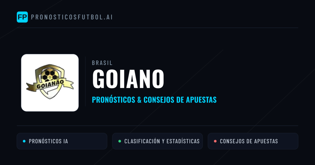 Brasil Goiano Pronósticos y consejos de apuestas