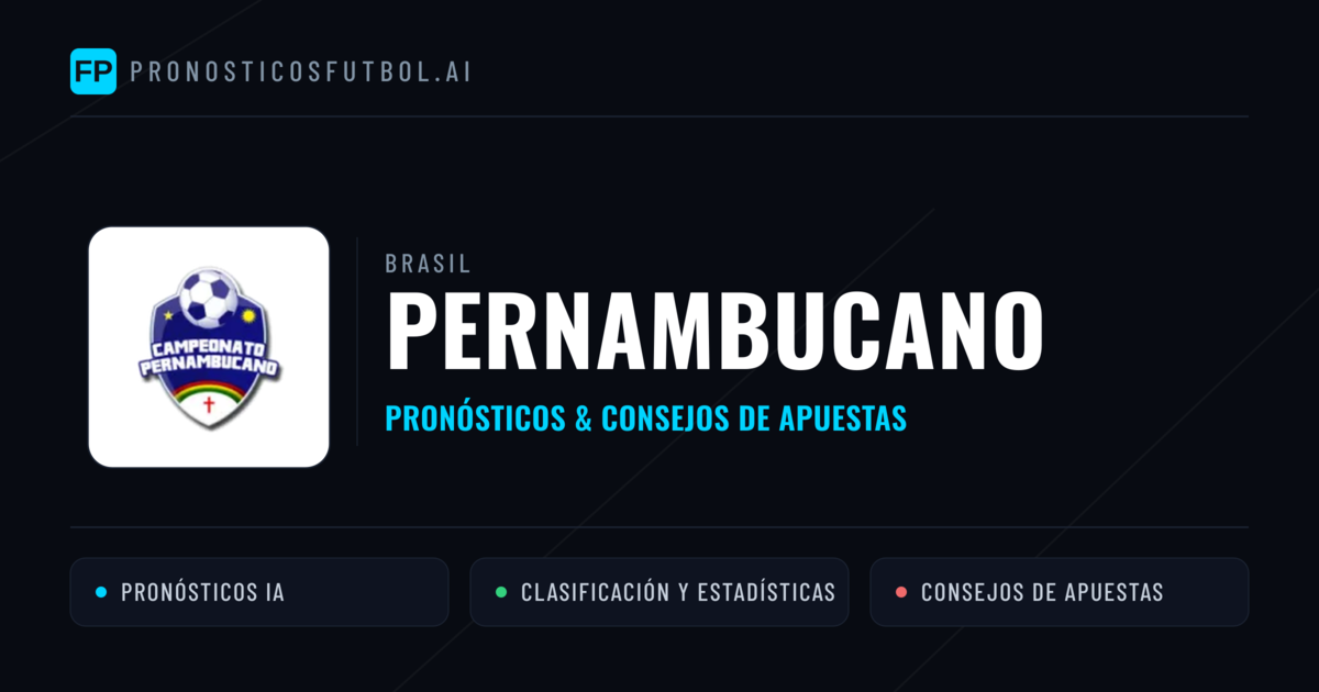 Brasil Pernambucano Pronósticos y consejos de apuestas