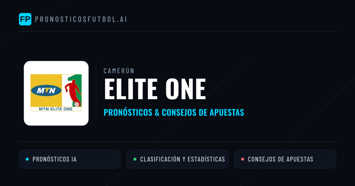 Camerún Elite One Pronósticos y consejos de apuestas