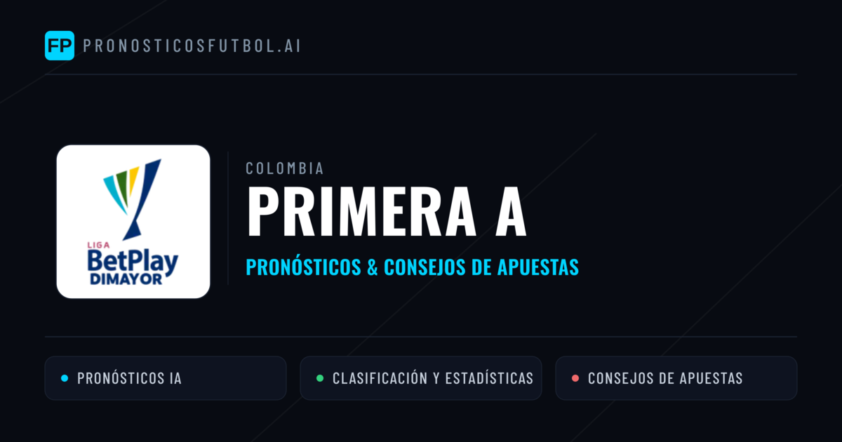 Colombia Primera A Pronósticos y consejos de apuestas