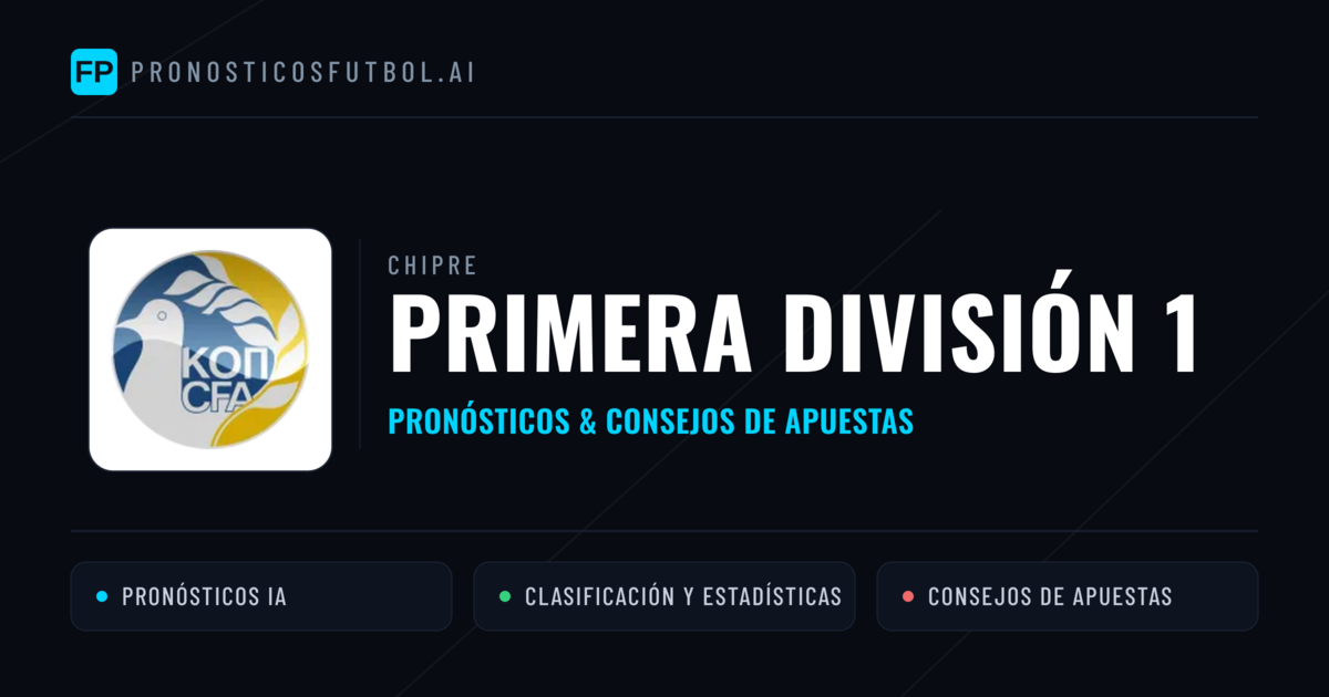 Chipre Primera División 1 Pronósticos y consejos de apuestas