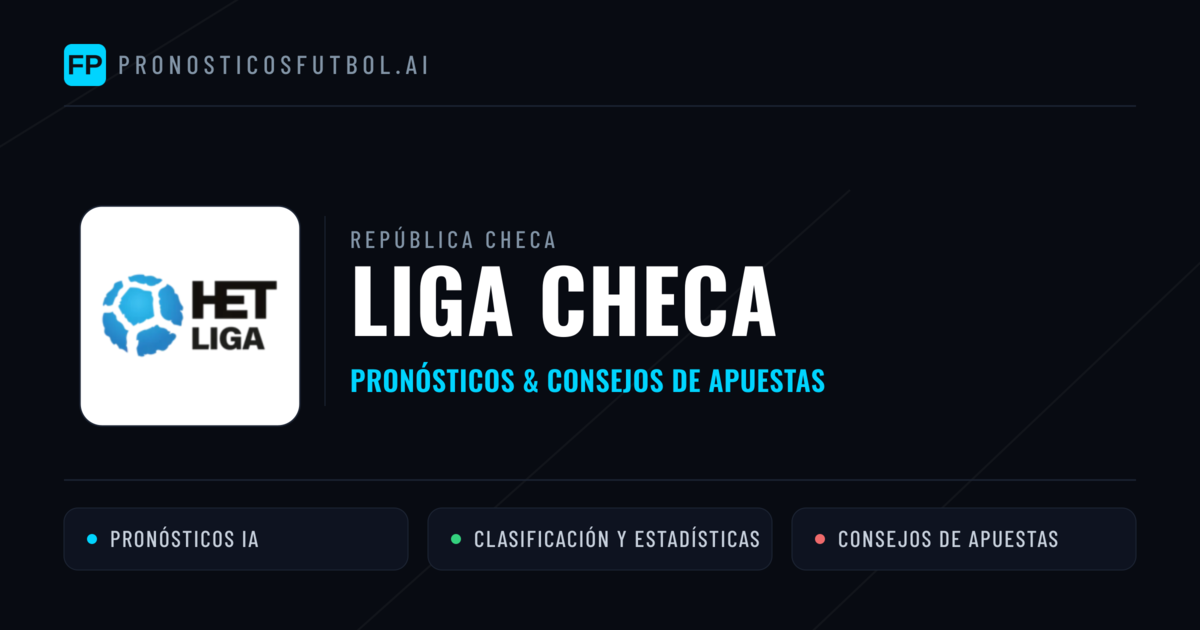 República Checa Liga Checa Pronósticos y consejos de apuestas