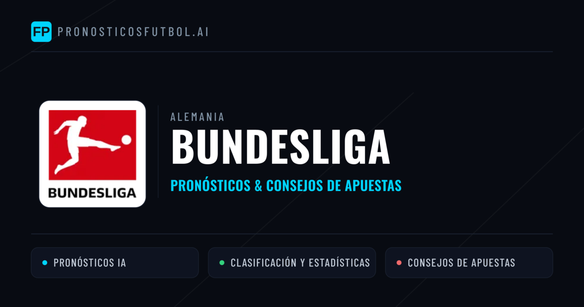 Alemania Bundesliga Pronósticos y consejos de apuestas