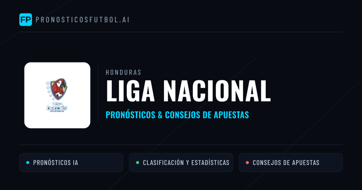 Honduras Liga Nacional Pronósticos y consejos de apuestas