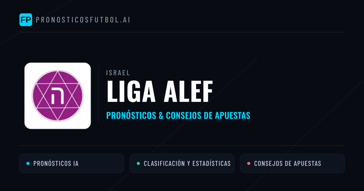 Israel Liga Alef Pronósticos y consejos de apuestas