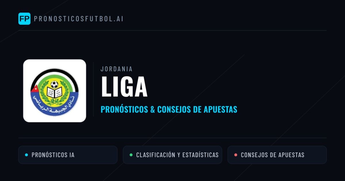Jordania Liga Pronósticos y consejos de apuestas