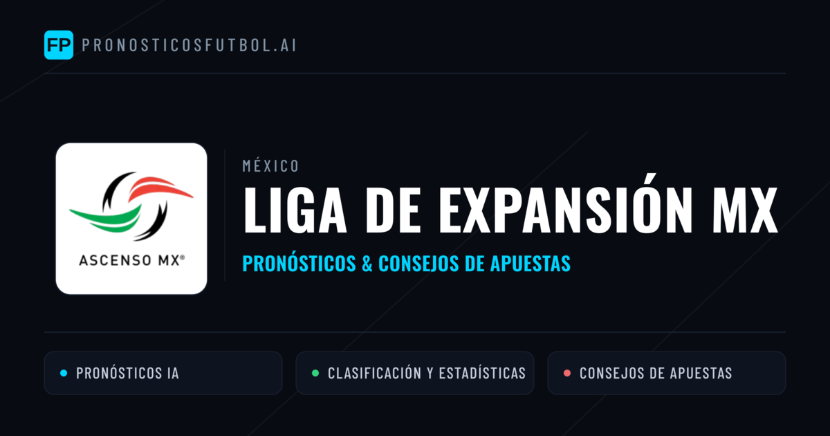 México Liga de Expansión MX Pronósticos y consejos de apuestas