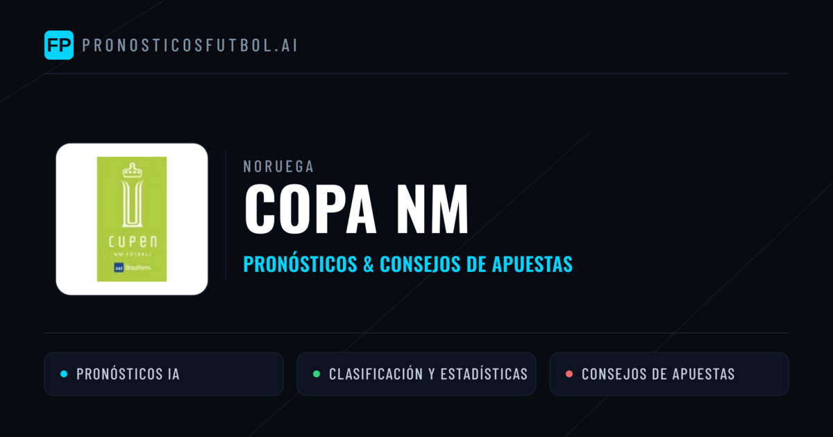 Noruega Copa NM Pronósticos y consejos de apuestas