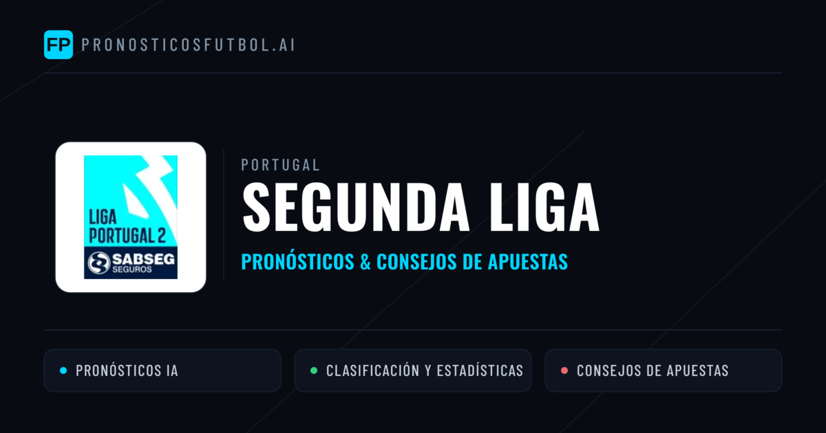 Portugal Segunda Liga Pronósticos y consejos de apuestas