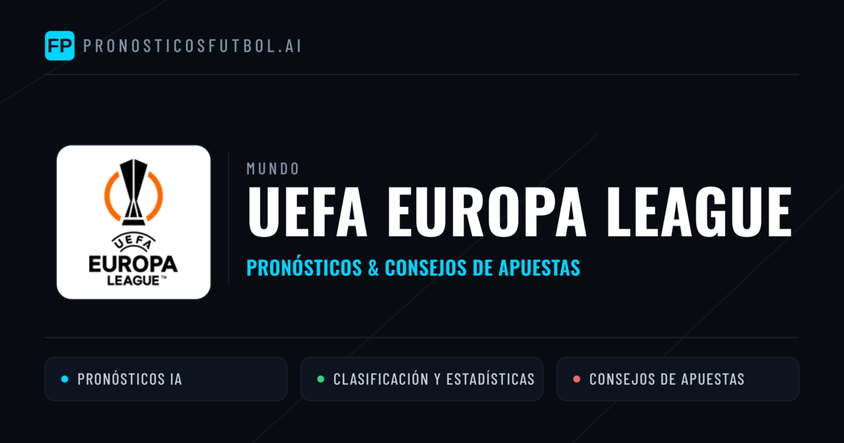 UEFA Europa League Pronósticos y consejos de apuestas