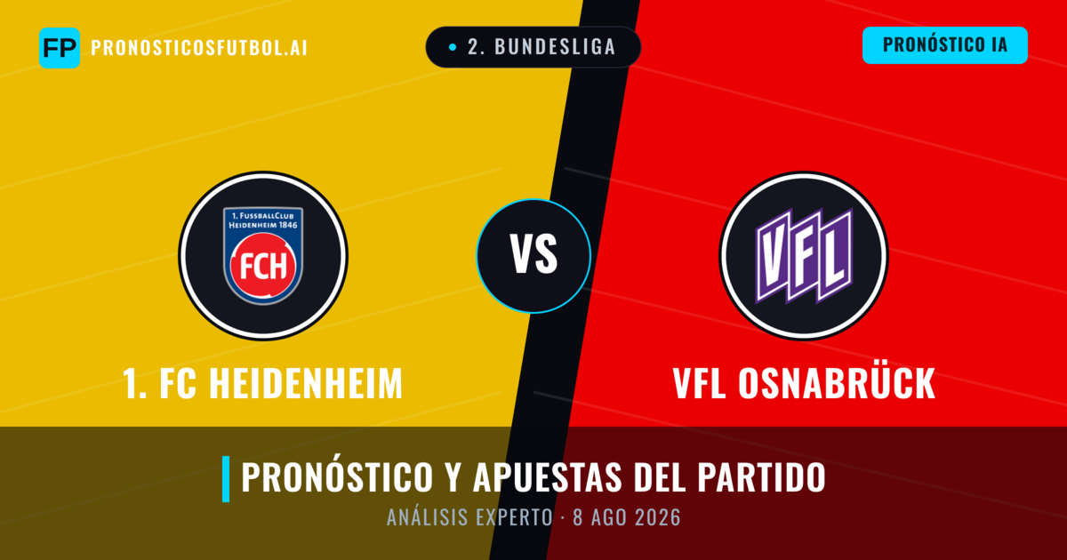 1. FC Heidenheim vs VfL Osnabrück — pronóstico y previa del partido