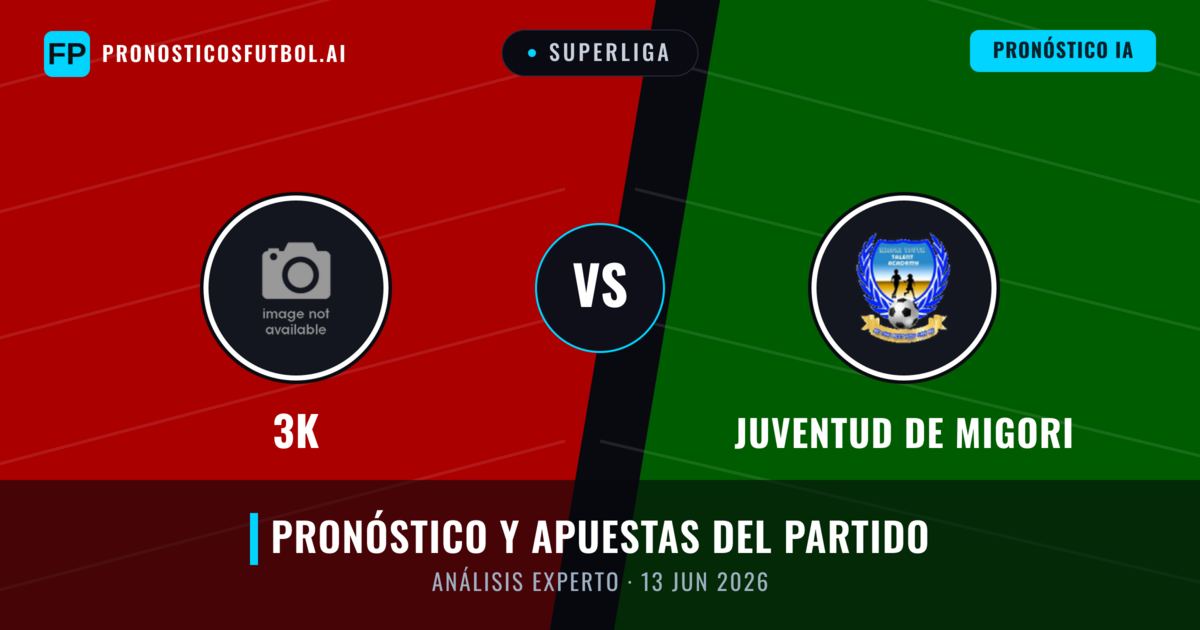 3K vs Juventud de Migori — pronóstico y previa del partido