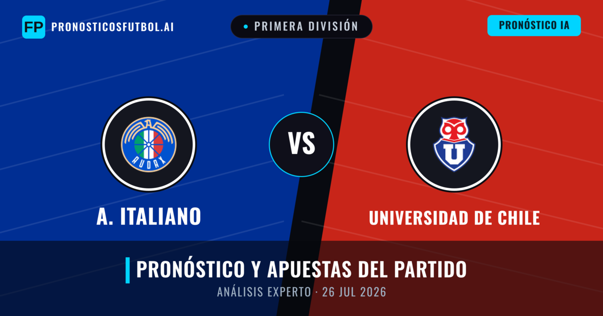 A. Italiano vs Universidad de Chile — pronóstico y previa del partido