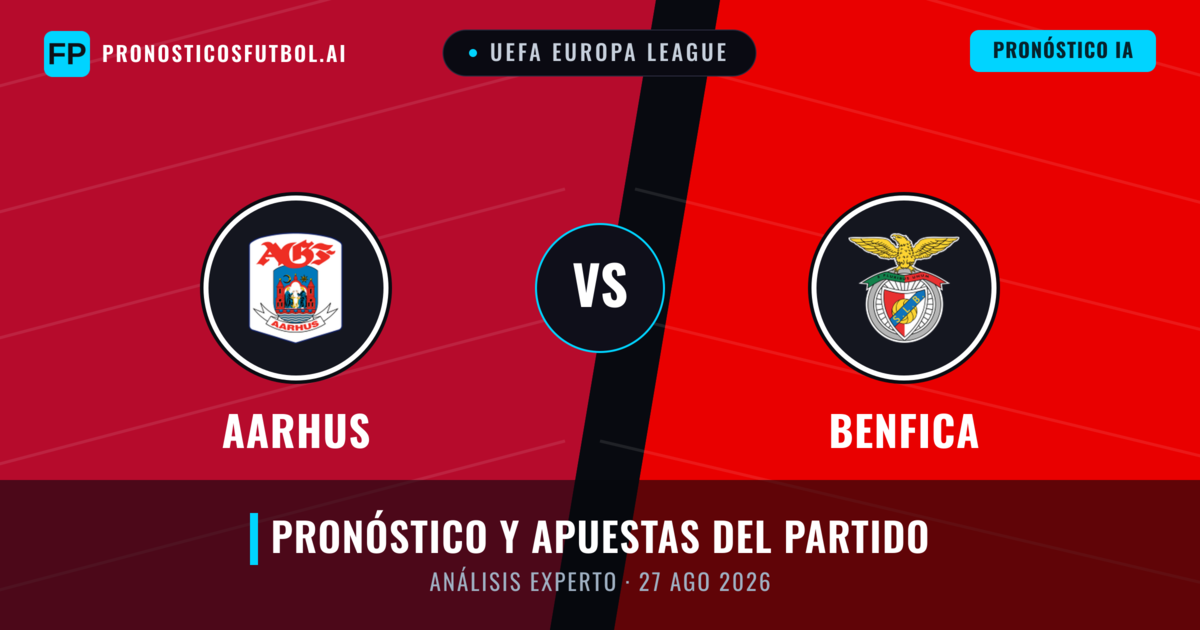 Aarhus vs Benfica — pronóstico y previa del partido