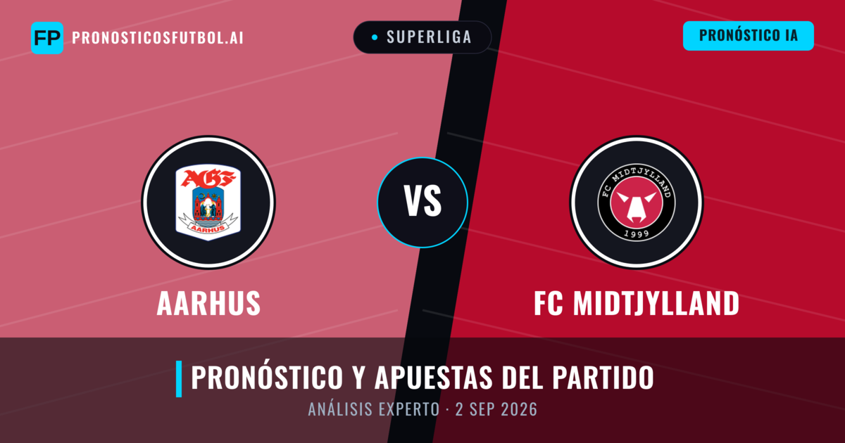 Aarhus vs FC Midtjylland — pronóstico y previa del partido