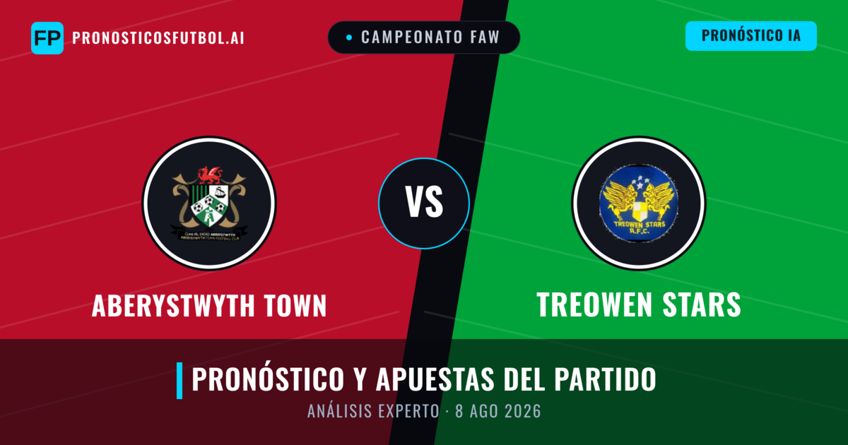 Aberystwyth Town vs Treowen Stars — pronóstico y previa del partido