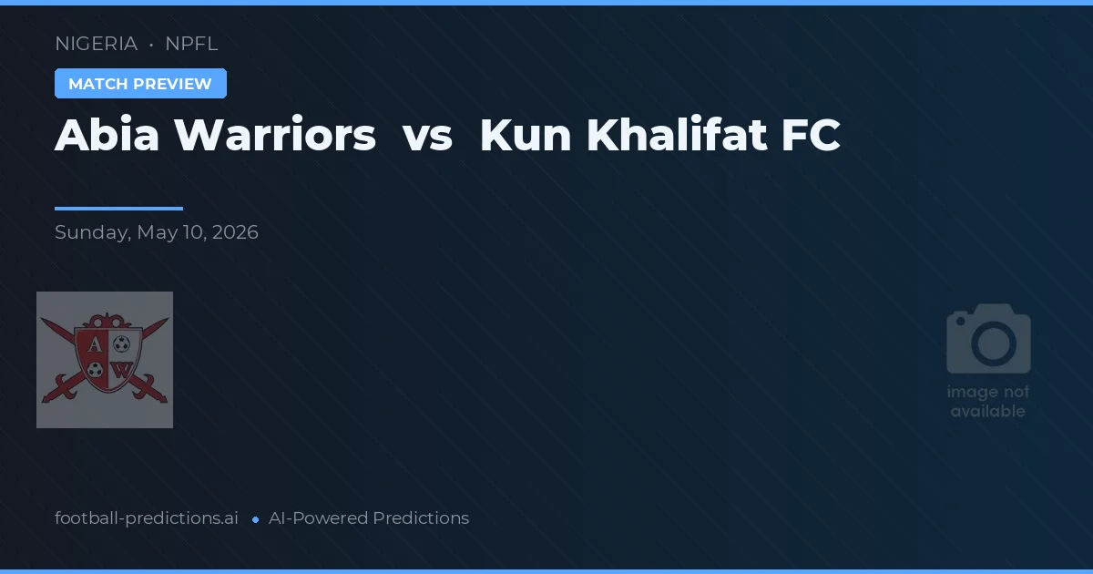 Abia Warriors vs Kun Khalifat FC — pronóstico y previa del partido