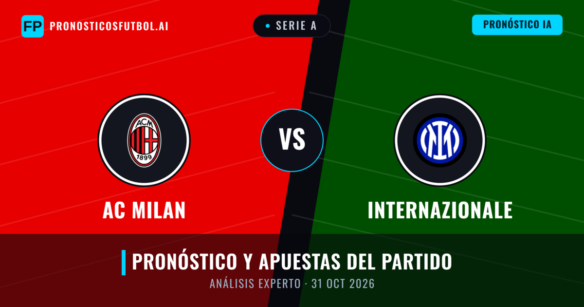 AC Milan vs Internazionale — pronóstico y previa del partido