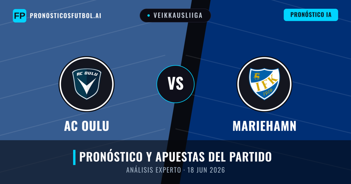AC Oulu vs Mariehamn — pronóstico y previa del partido