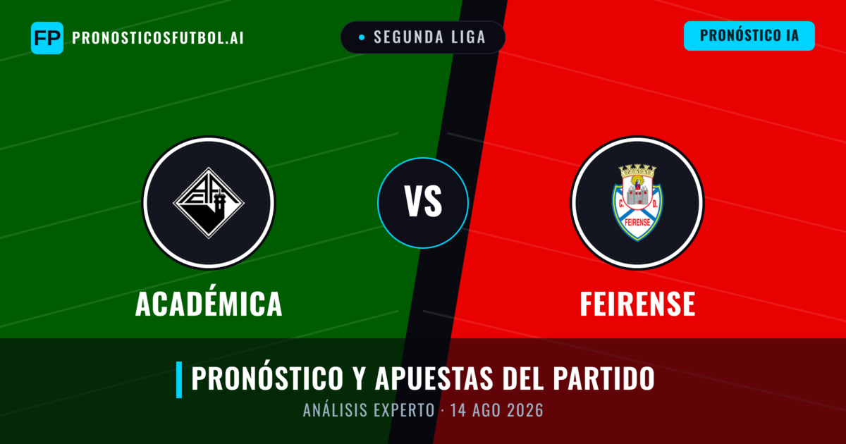 Académica vs Feirense — pronóstico y previa del partido