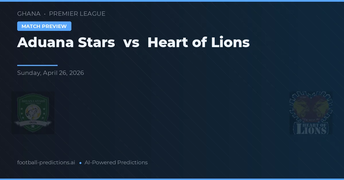 Aduana Stars vs Corazón de Leones preview