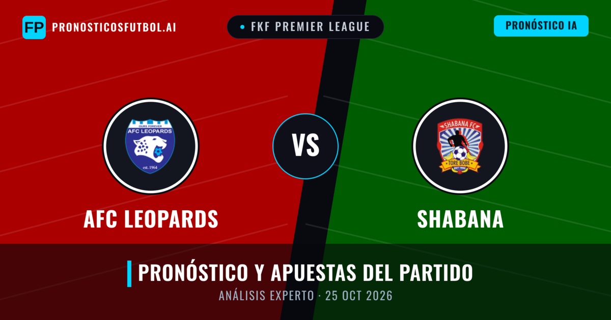 AFC Leopards vs Shabana — pronóstico y previa del partido