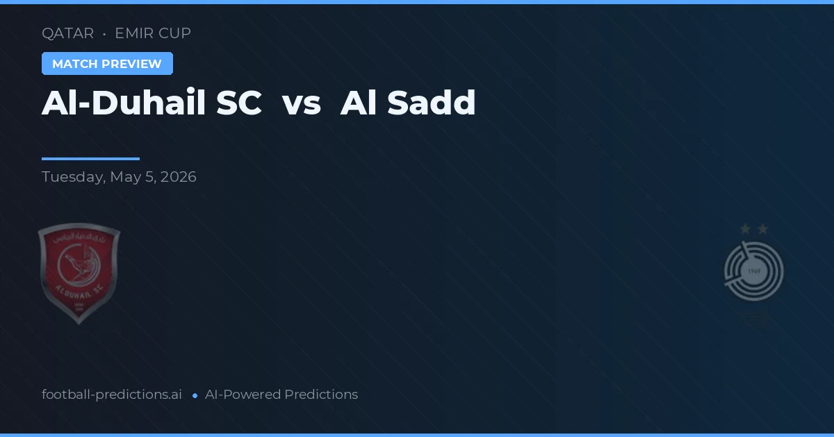 Al Duhail SC vs Al Sadd — pronóstico y previa del partido