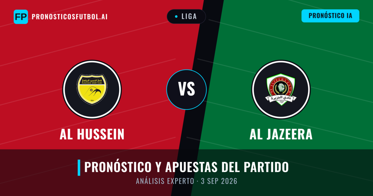Al Hussein vs Al Jazeera — pronóstico y previa del partido