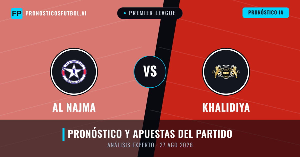 Al Najma vs Khalidiya — pronóstico y previa del partido