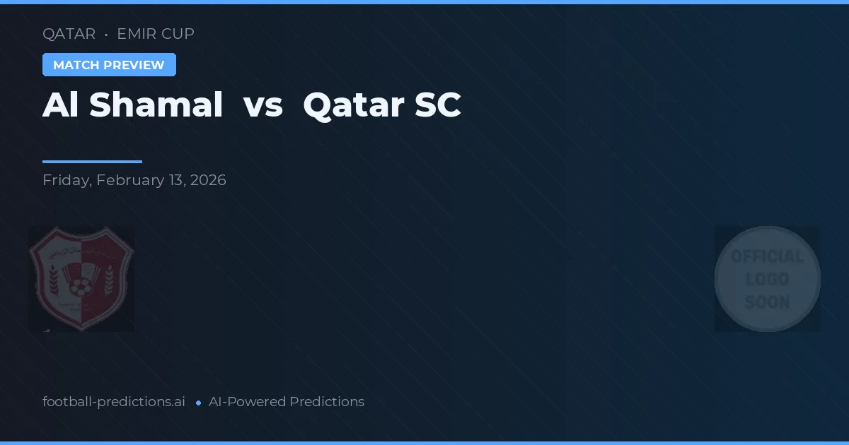 Al Shamal vs Qatar SC — pronóstico y previa del partido